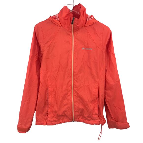 Columbia Women’s Switchback III Windbreaker Jacket S Hooded Packable Waterproof - Picture 1 of 10